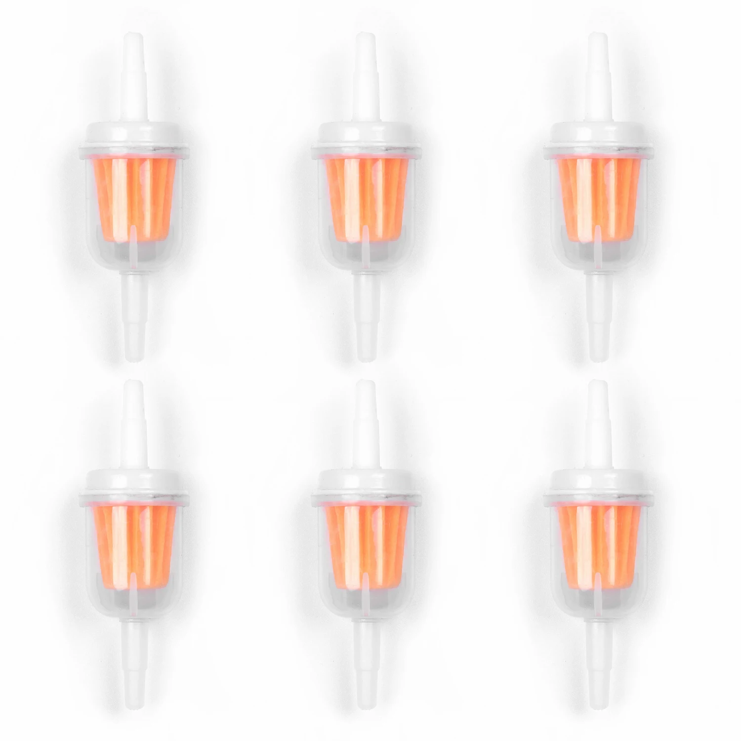 6 шт. Универсальный фильтр топлива пластиковые бензиновые дизельные встроенные