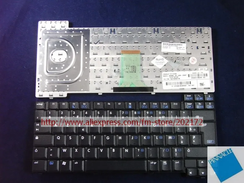 

Совершенно новая черная клавиатура для ноутбука 385548-051 359089-051 6037B0002105 для серии HP Compaq NC8230 NX8220 NW8240 (Франция)