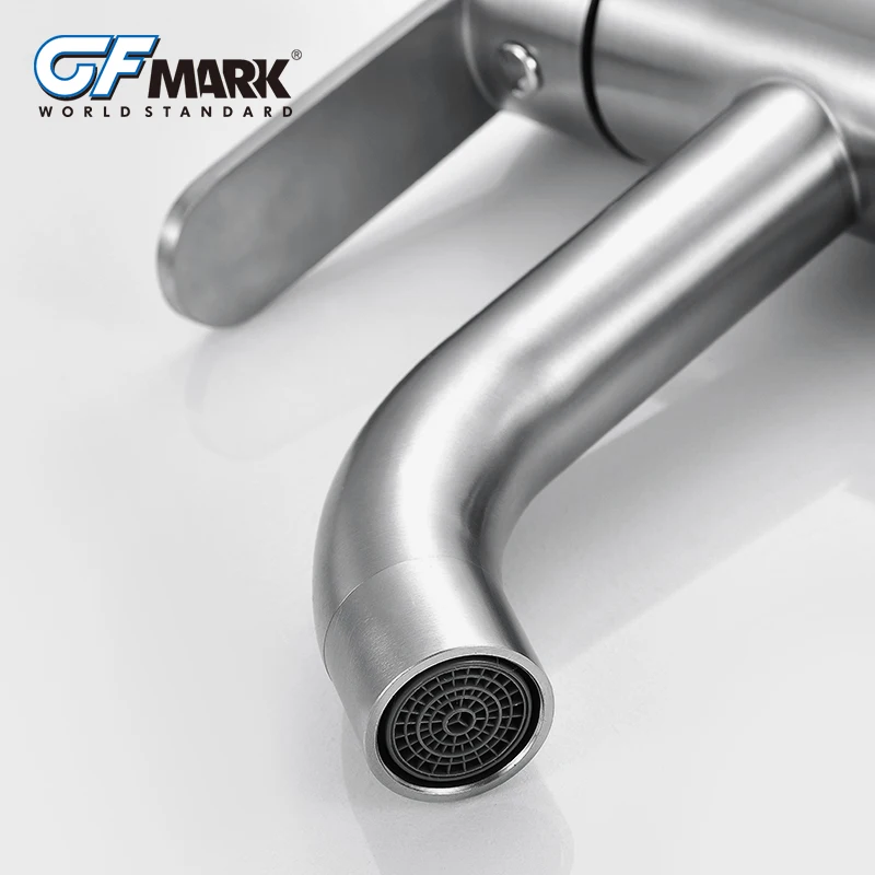 GFmark Матовый кран краны из нержавеющей стали современный модный смеситель для