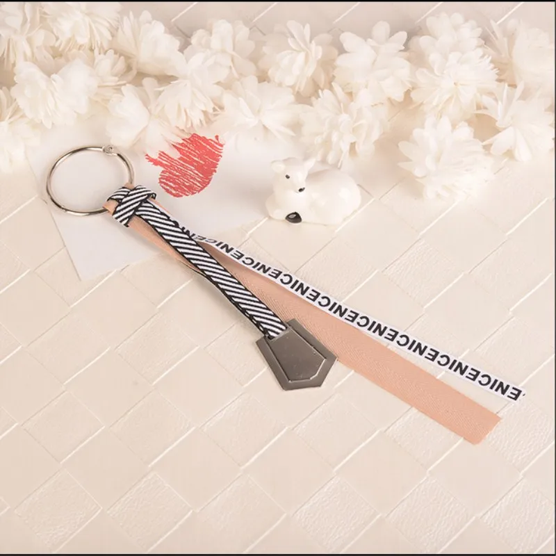 Tidal Wave Ribbon Personality Originality Letter Ins Keychain Pants Decorations Men And Women Backpack Pendants FKJ | Дом и сад