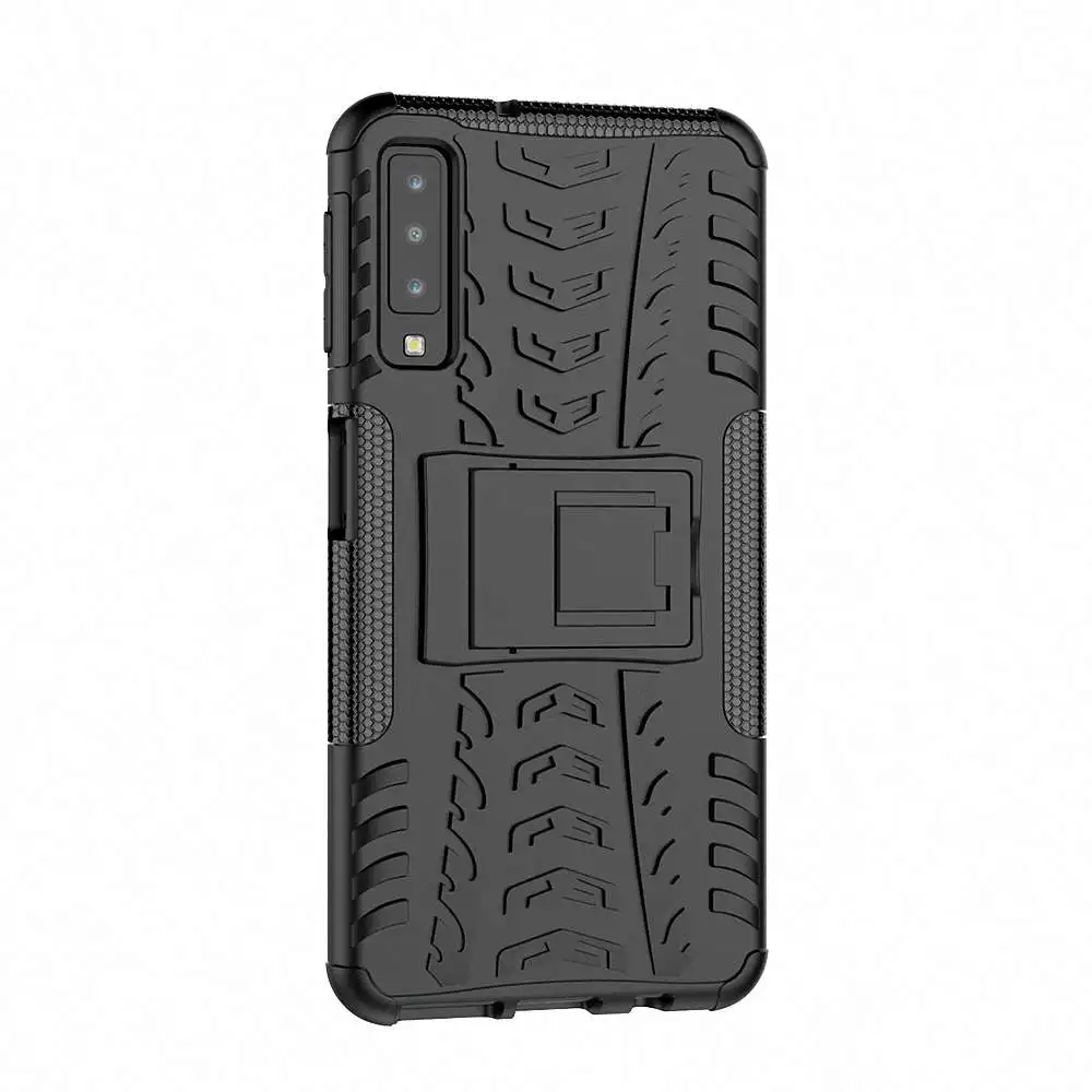 Сверхпрочный противоударный чехол подставка для телефона Samsung Galaxy A7 2018 A750F