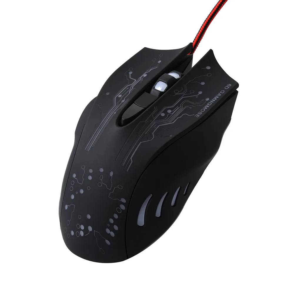Продвижение ZELOTES 5500 точек/дюйм светодиодная оптическая 7D USB Проводная игровая