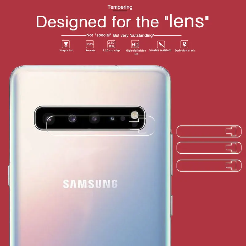 Back Rear Camera Lens Tempered Glass Film For Samsung Galaxy S10+ S10 Plus S10Plus SD855 Exynos G975N S10E Protector | Мобильные