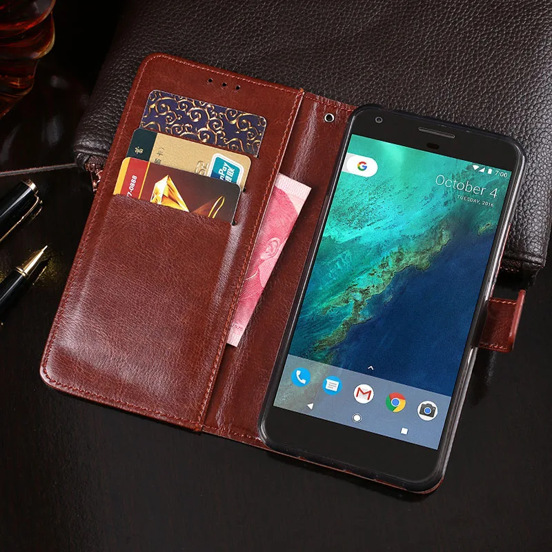 Itgoogo для HTC Google Pixel XL чехол цвета Высокое качество Бизнес Стиль кошелек защитный