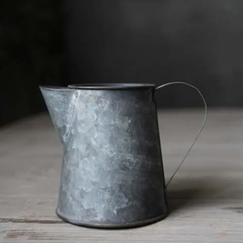 Vase 1 JINSERTA, металлический поднос для хранения, Ретро посуда для напитков, винтажная кованая железная ваза, стаканчик со старой ручкой, чашка для еды, фруктов, кофе, Кухонное украшение для дома - Цвет: Vase 1