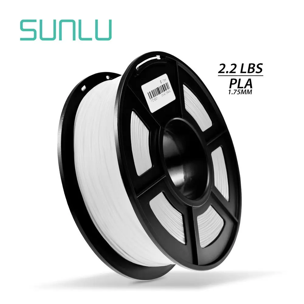 PLA PLUS-WHITE SUNLU PLA плюс 1,75 мм 1 кг/2.2lb 3D-принтеры нити катушки DIY творческие игрушки шерстяная куртка с цветочным узором и широкими цвет возможен оптовый заказ - Цвет: PLA PLUS-WHITE