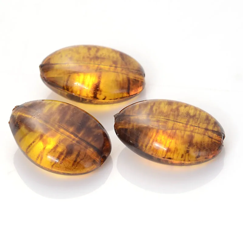 

Miasol 25 Pcs 19X25MM Oval Acrylic Antique Design Spacer Charm Beads For Women Diy Bracelet Bangle Jewelry Making