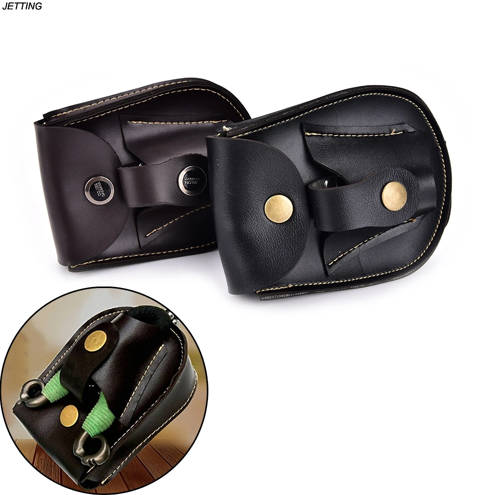 2 в 1 Черная/коричневая Рогатка из искусственной кожи|Мешочки| |