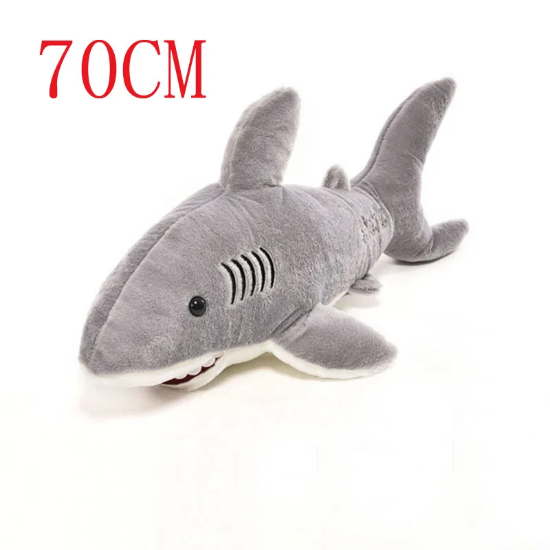 1 шт кавайные мягкие серые куклы акулы мягкая плюшевая морская подушка для