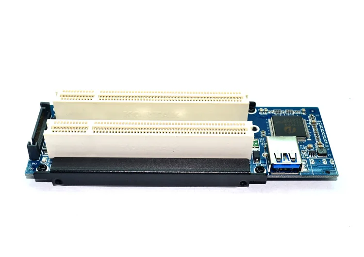 Настольный PCI-Express PCI-e к PCI Адаптерная карта PCIe к двойному Pci слоту Плата расширения USB 3,0 добавить на карты конвертер