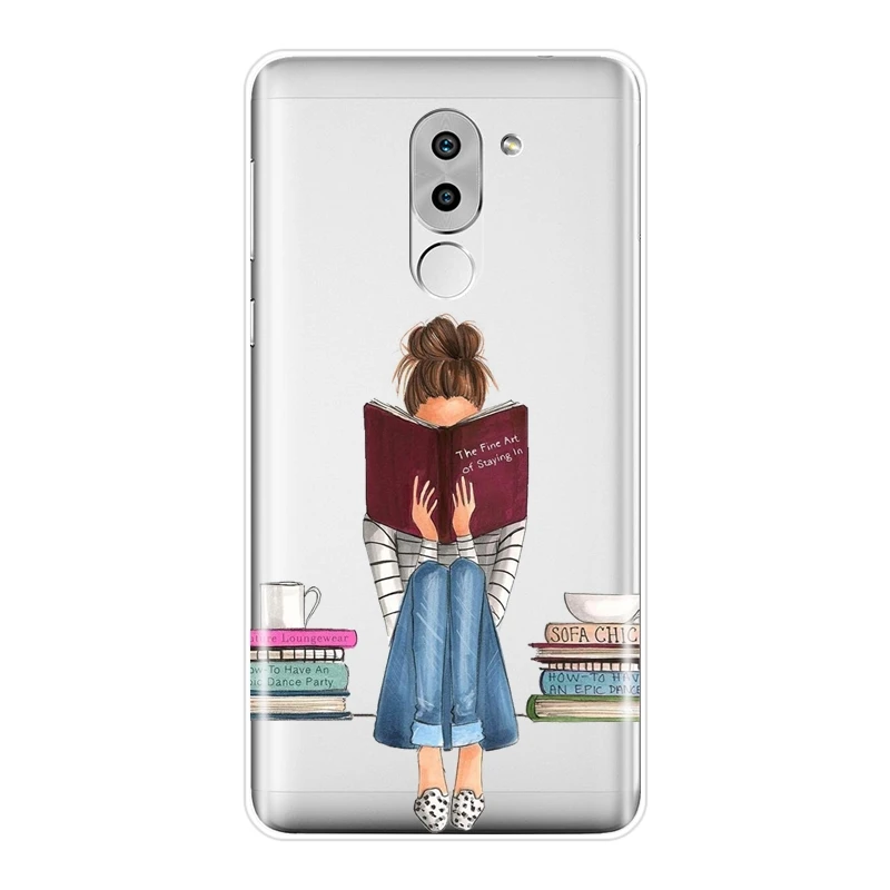 Задняя крышка для Huawei Honor 6A 4C 5C 6C Pro мягкий силиконовый чехол путешествий с героями
