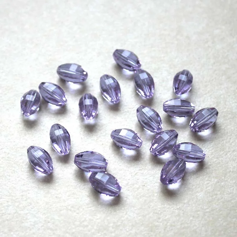 Оптовая продажа 100 шт./лот AAA + Хрустальные стеклянные граненые бусины Овальные