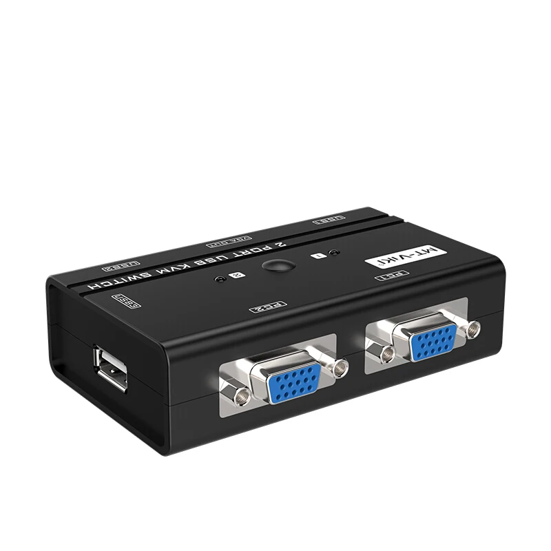 MT VIKI 2 порта VGA KVM переключатель два хоста поделиться набором мыши клавиатуры