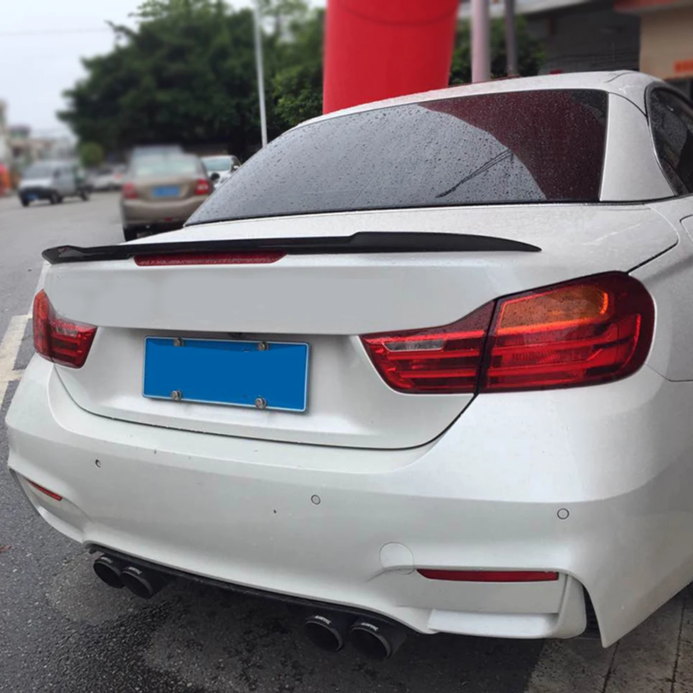 Автомобильный задний спойлер из углеродного волокна крыло багажника для BMW 4