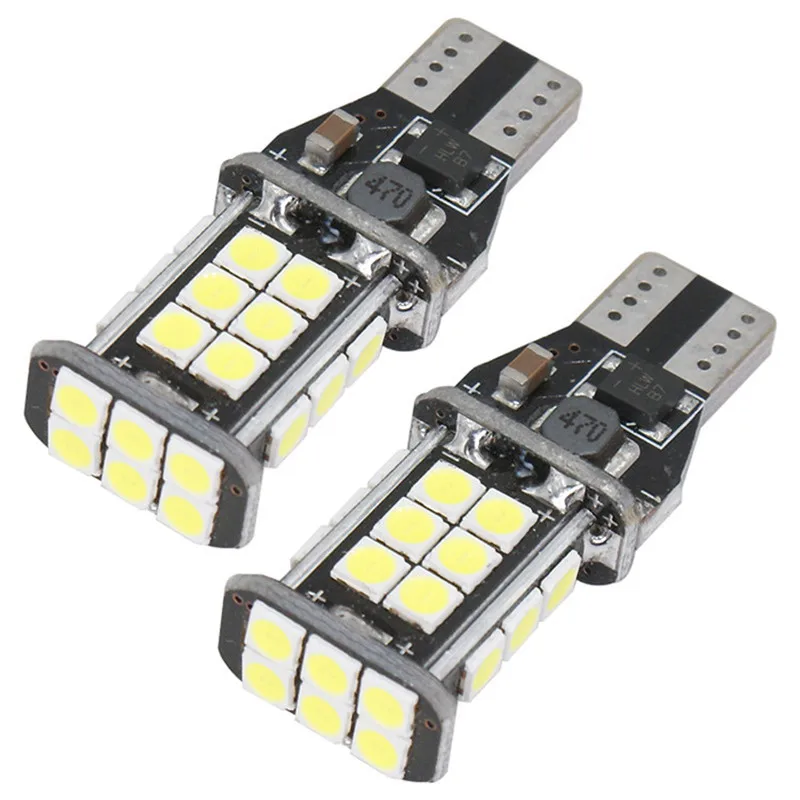 Сверхъярсветодиодный Светодиодная лампа CANBUS T15 W16W 921 912 SMD резервные фонари без