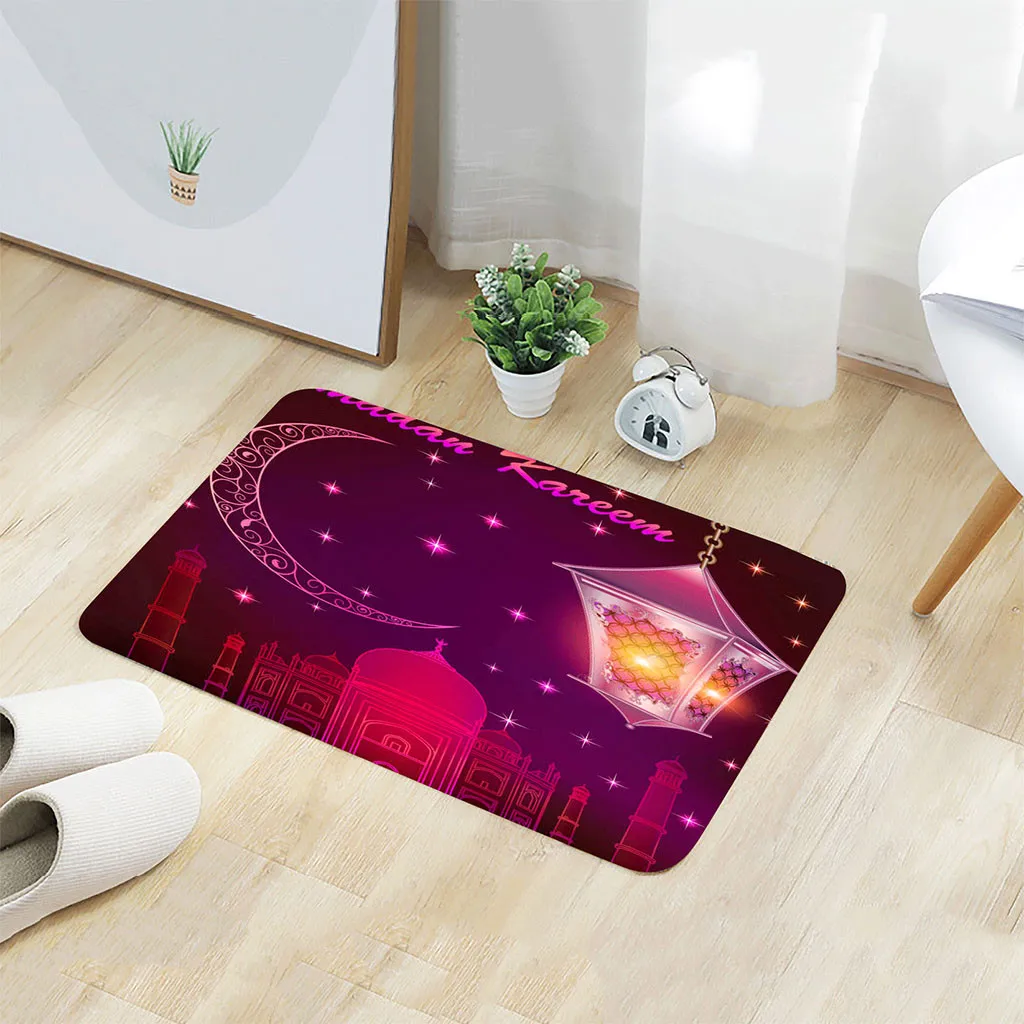 Ramadan Festival удобный квадратный фланелевый кухонный нескользящий коврик 40x60 см