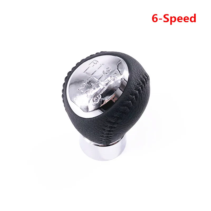 MT ручка переключения рулевого механизма автомобиля для Mazda 3 5 6 1999-2005 Vites Topuzu Arm из искусственной кожи POMO Ball Coche рычаг переключения передач Ручка - Название цвета: 6-Speed