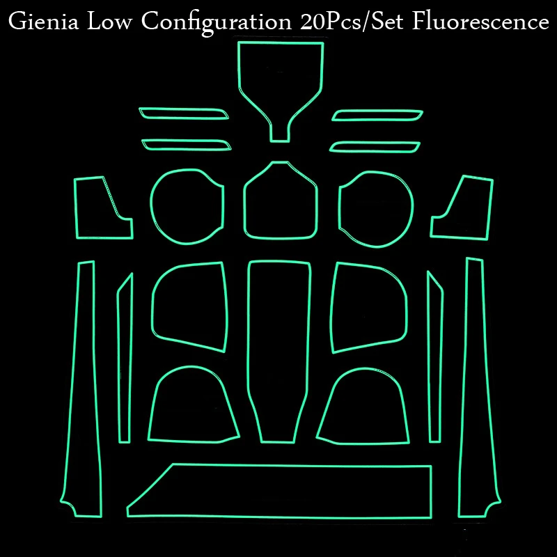 

Car Styling Non-Slip Interior Door Mat Gate Slot Pad Cushion Anti-Slip Cup Mat For Honda GIENIA