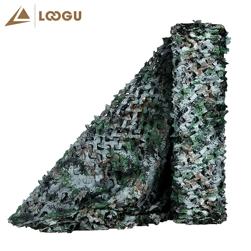 LOOGU E 10 м* 1,5 м шейдер Защита от солнца автомобиля палатка камуфляж сетки лесной diditaly без края связывания сетки джунгли вечерние украшения - Цвет: Woodland Digital
