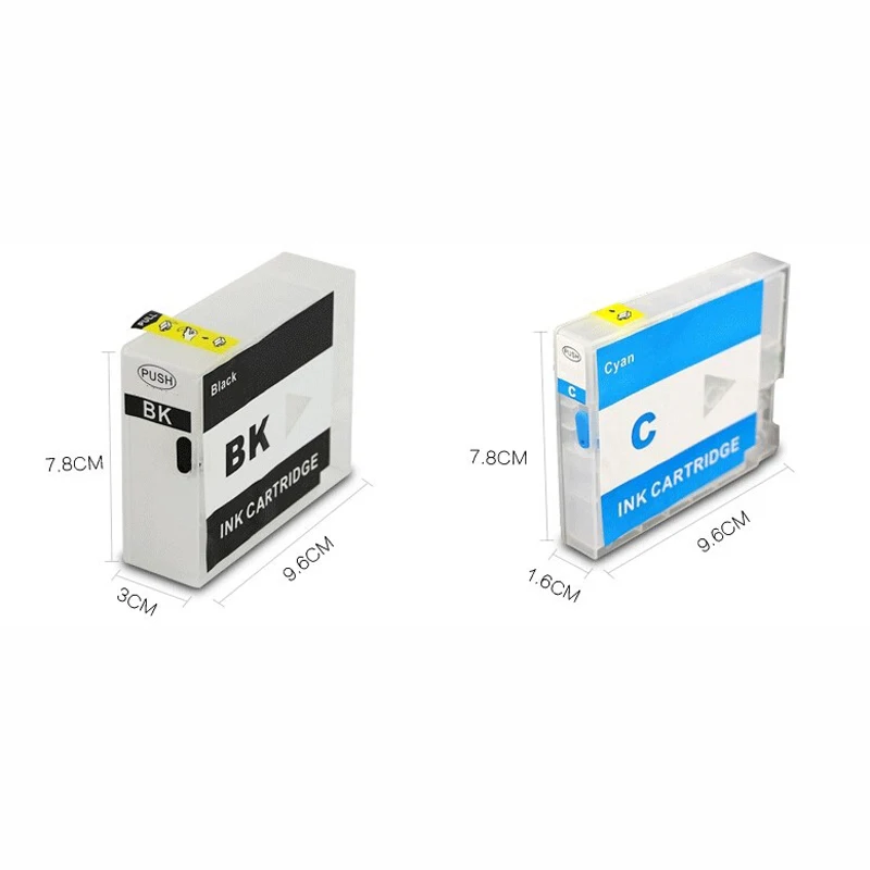 Vilaxh 4 шт. PGI-2500XL пустой перезаправляемый картридж для canon pgi 2500 MAXIFY MB5350 iB4050 MB5050 5350 MB4050 принтер pgi2500