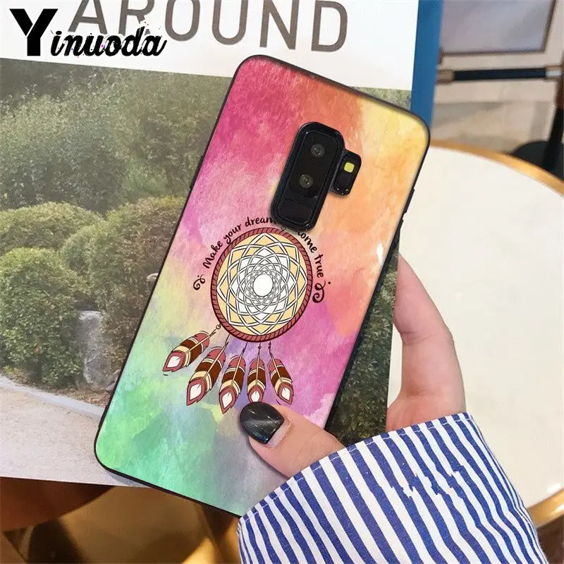 Yinuoda Ловец снов Мягкий Силиконовый ТПУ чехол для телефона GALAXY s5 s6 edge plus s7 s8 s9 |