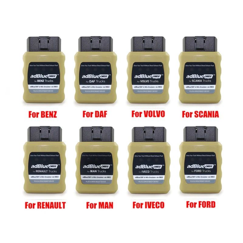Новейший эмулятор Adblue для грузовиков OBD2 IVECO Volvo Renault Adblue/DEF Nox Plug & Drive AdblueOBD2