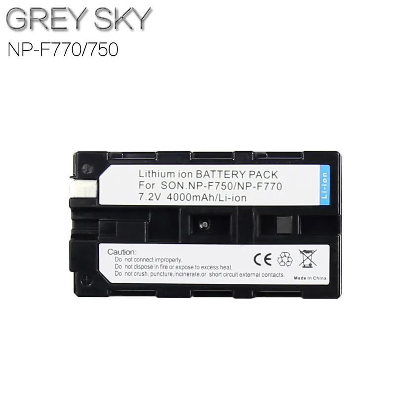 1 battery 4 шт. 4000 мАч NP-F770 NP-F750 NP F770 NP F750 750 батареи+ двойное зарядное устройство комплекты для sony CCD-RV100 DCR-TRU47E - Цвет: 1 battery