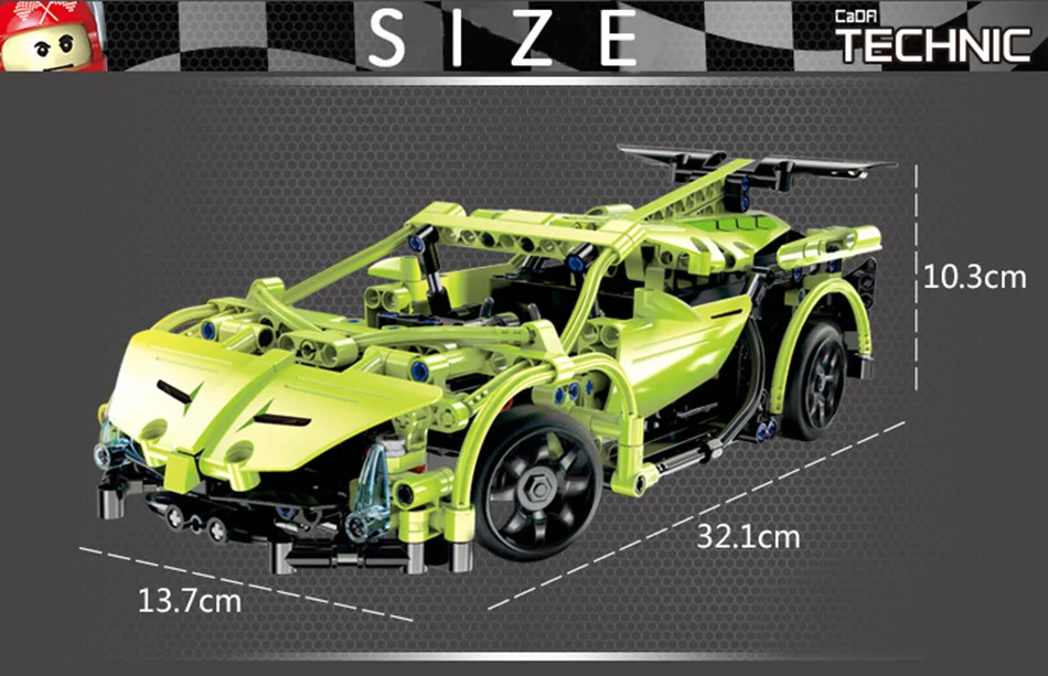Technic RC электрическая мощность функция дистанционного управления veneno автомобиль строительный блок игрушка Совместимые Кирпичи Tele управления модель автомобиля