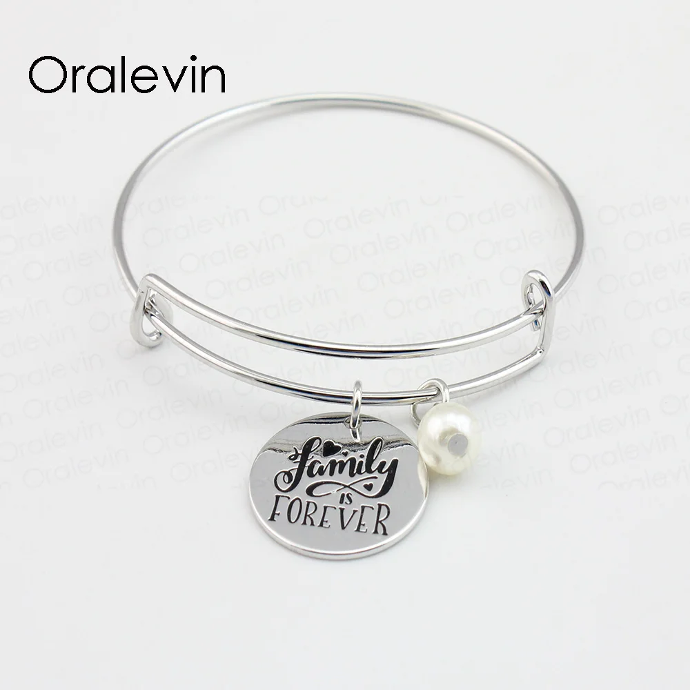 FAMILY IS FOREVER Inspirational Hand Stamped Custom Necklace Gift Jewelry 10Pcs/Lot #LN669 | Украшения и аксессуары