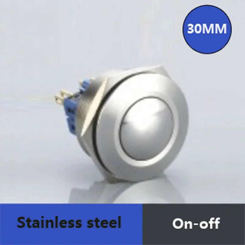 5 шт. упаковка диа. 30 мм защелкивающийся кнопочный переключатель с 1NO + 1NC