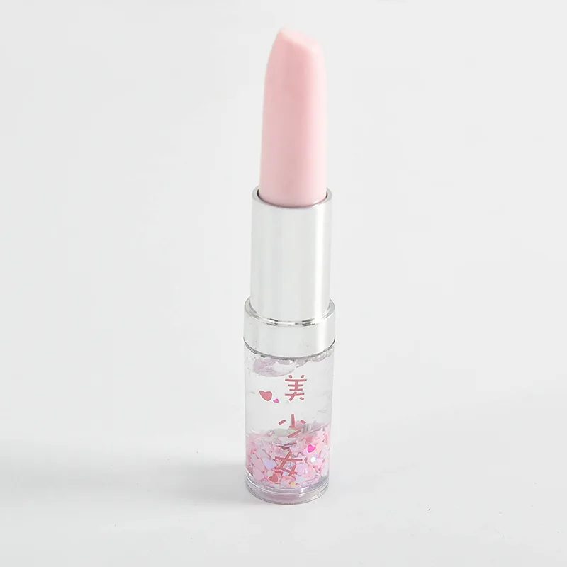 lipstick-baby-pink Back To School Colorful Sequins Lipstick Pen Baby Souvenirs Kids Wedding Gifts for Guests Bridesmaid Gift Party Present Supplies - Цвет: lipstick-baby-pink