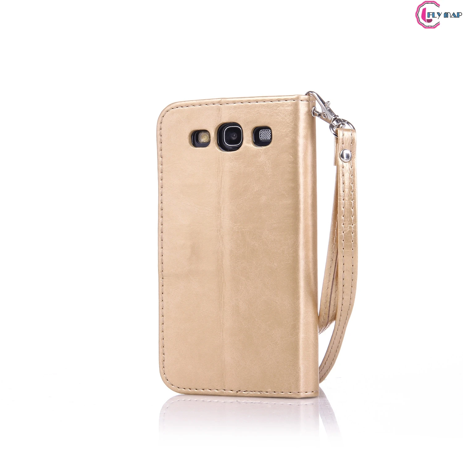 Чехол книжка для Samsung Galaxy S3 S 3 I9300 GT I9301i I9300i бабочка кожаный чехол кошелек