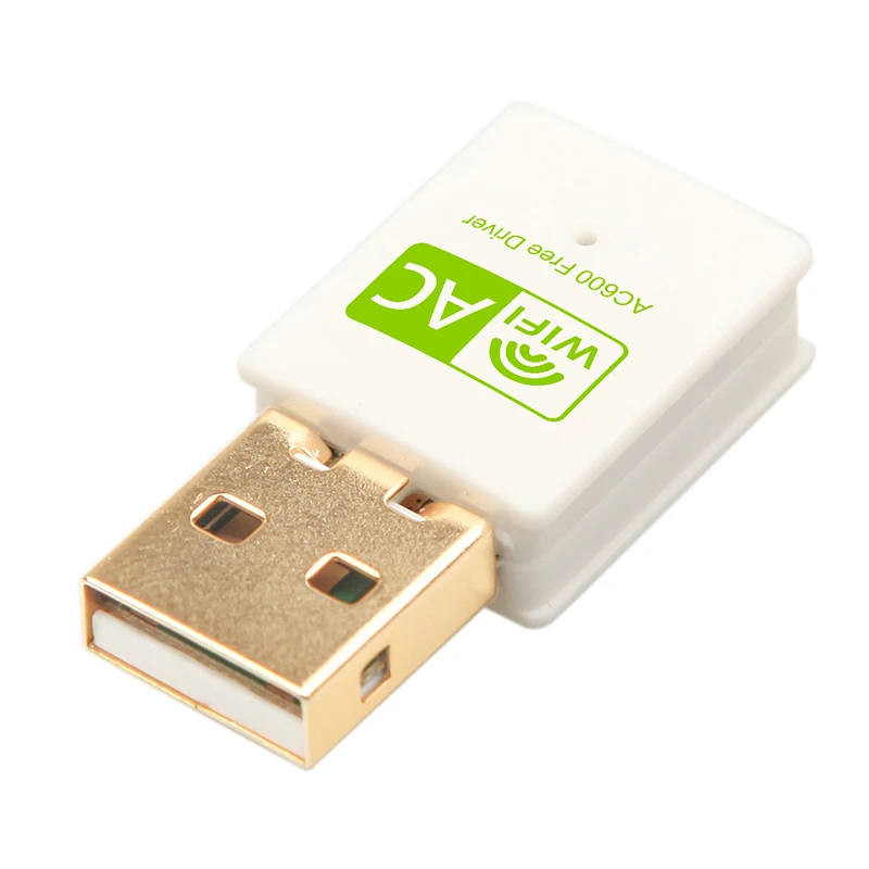600 Мбит/с Бесплатный драйвер беспроводной USB Wifi адаптер Wi-Fi сетевая карта 2,4G 5G двухдиапазонный Lan USB Wifi ключ приемник 802.11n/g/a/ac