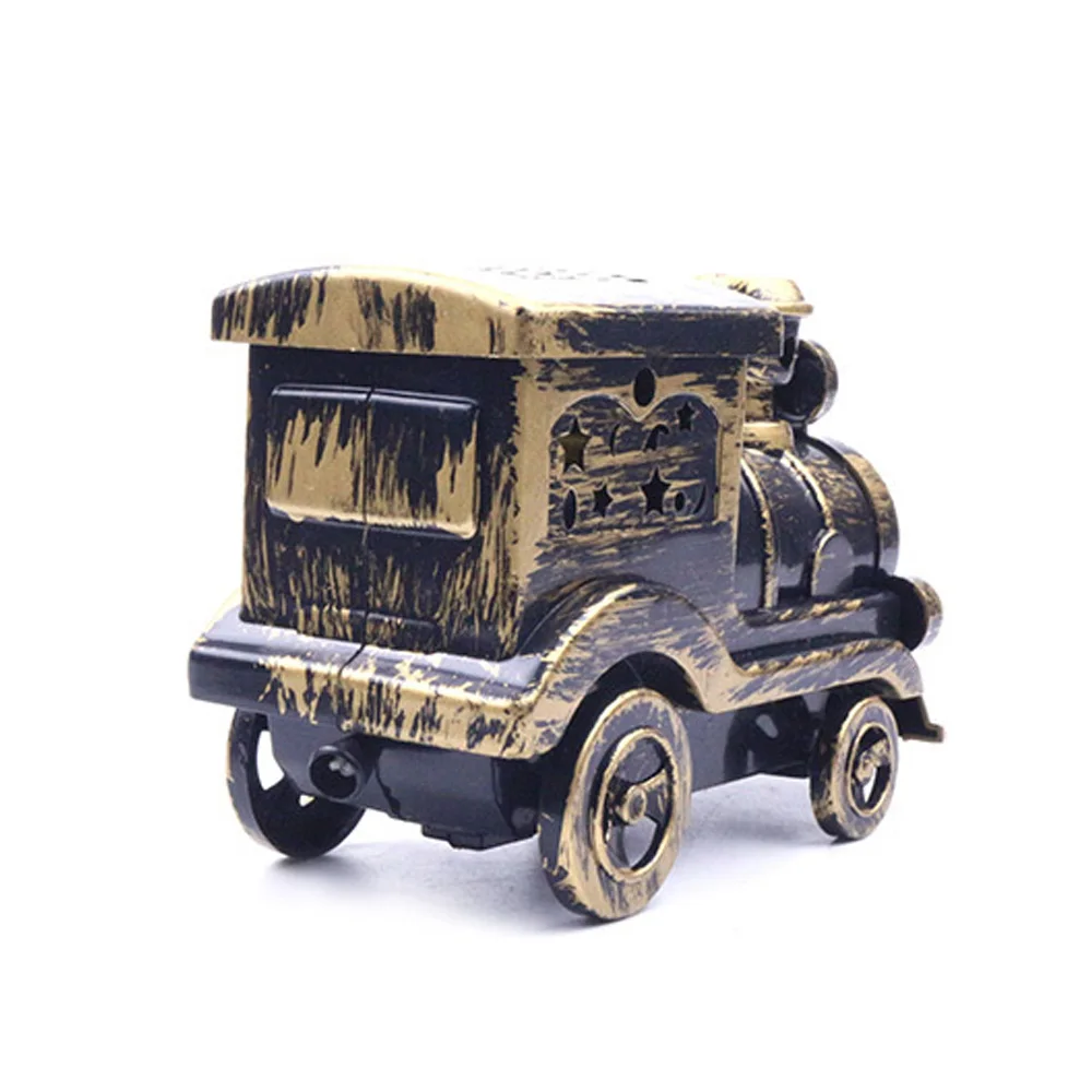 Ветер до тянуть линии ретро локомотив с рисунком героев из мультфильма детей