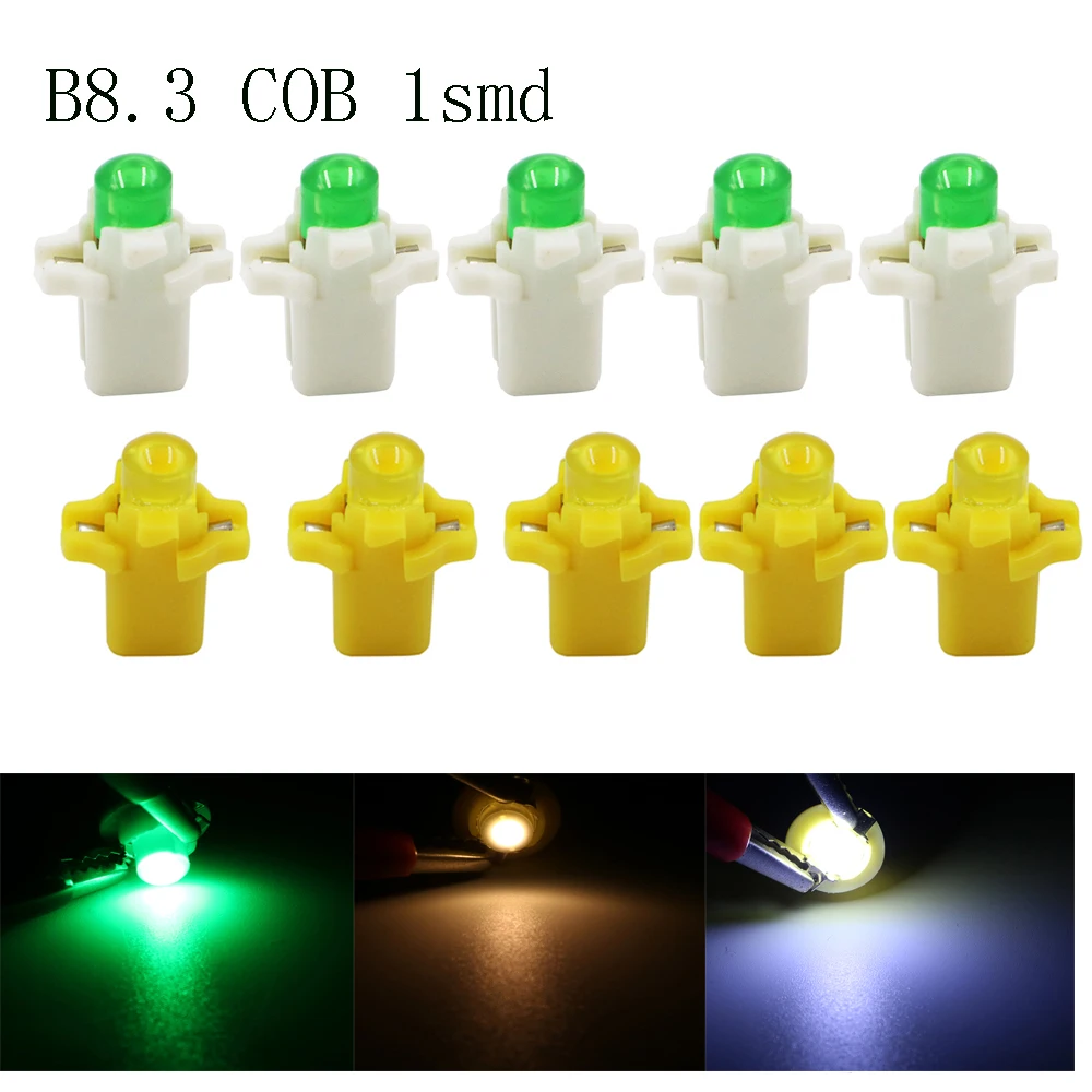 YSY 10 шт. B8.3D 509T 5050 Led 1 SMD T5 лампа Автомобильный датчик Speedo Dash приборная панель 12 В