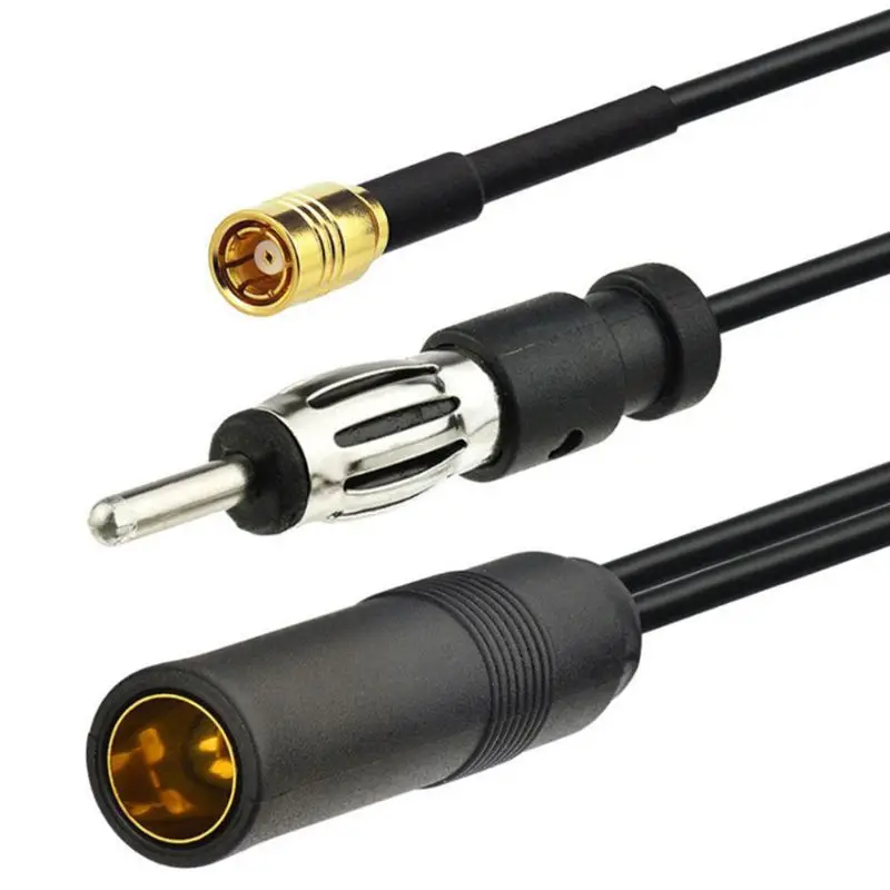 Активный Dab + FM/AM SMB Кабель антенна DIN сплиттер аксессуар конвертер беспроводной