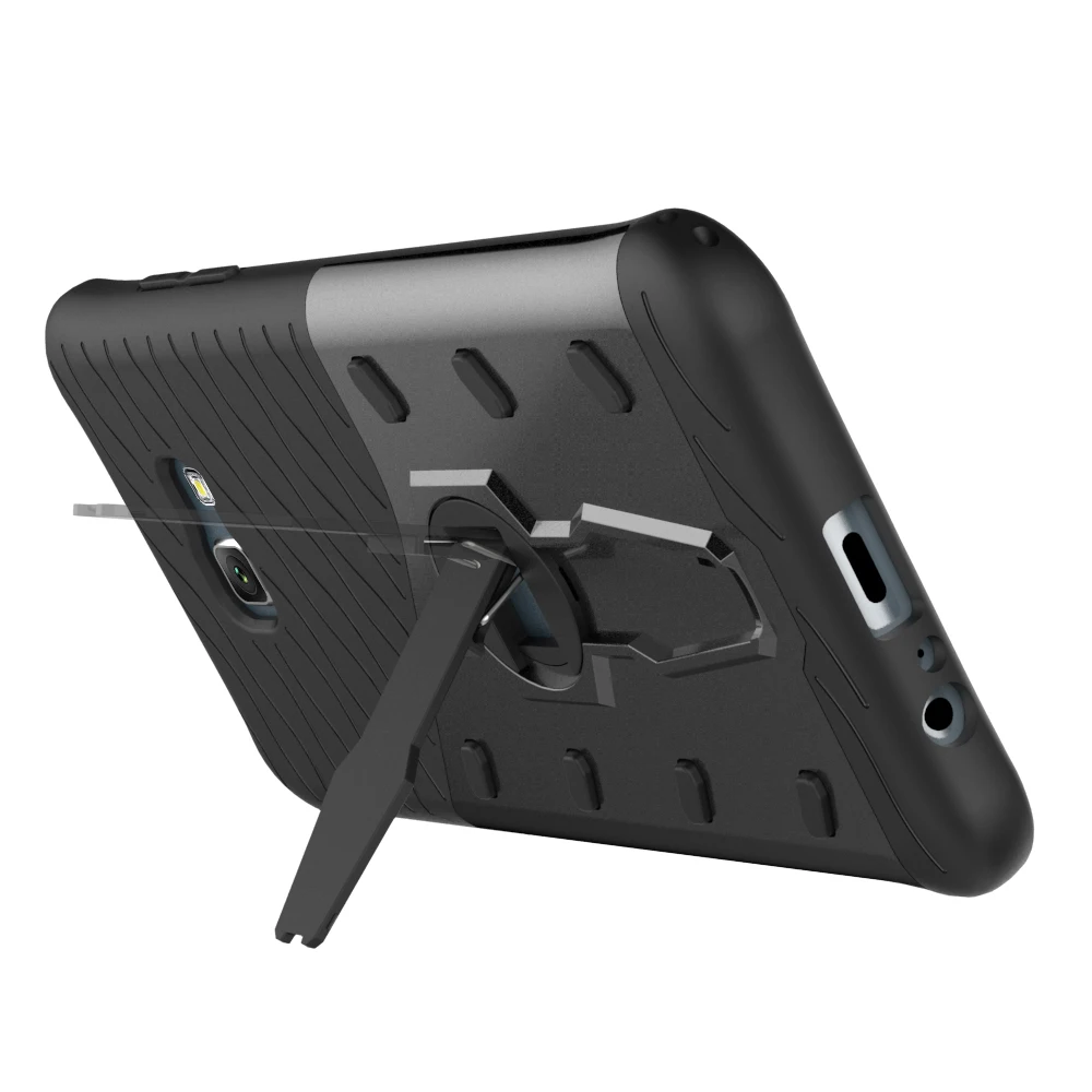 Чехол для samsung Galaxy A7 2017 Жесткий PC + TPU 360 градусов Поворотный кронштейн чехол защита