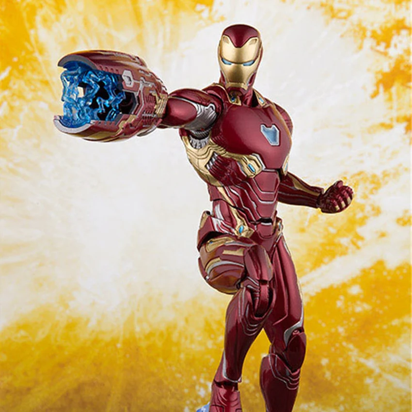 Игрушки Железный человек SH Figuarts Аниме Фигурка Бесконечность война Mark50 ПВХ