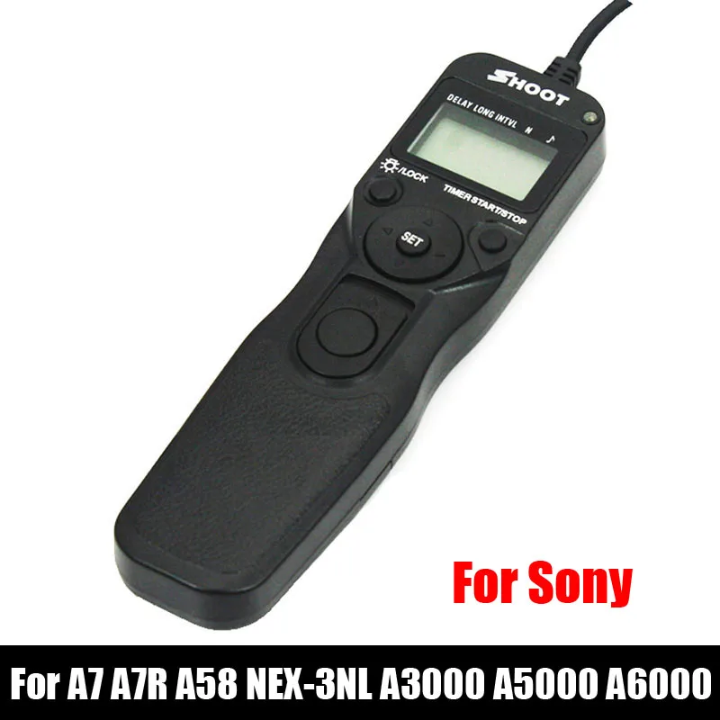 Съемка RM VPR1 LED селфи ЖК Таймер Пульт дистанционного управления спуска затвора