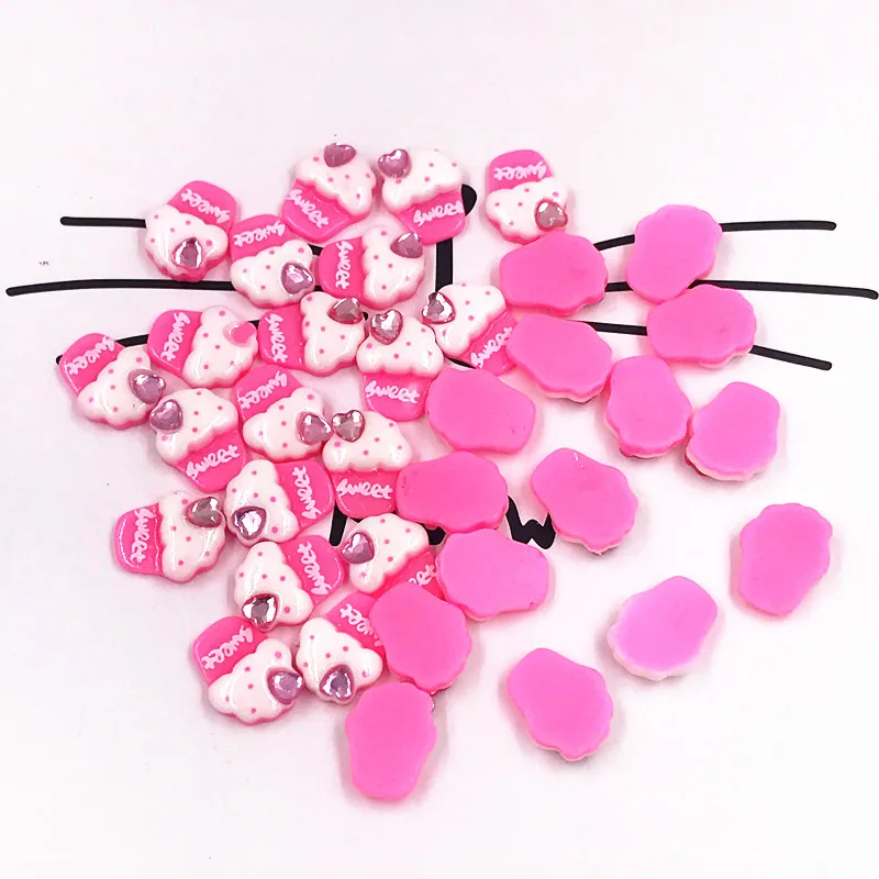 20 шт./компл. милый мороженое торт из смолы искусство для рукоделия Декор