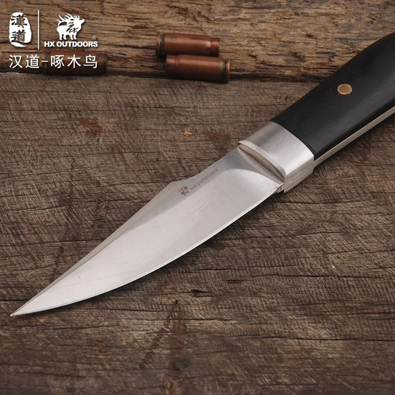 Комплект Электронных компонентов HX OUTDOORS высокая твердость деревянной ручкой прямой нож, нож для выживания в дикой природе self-защитный нож инструментов для использования на открытом воздухе, высокое качество