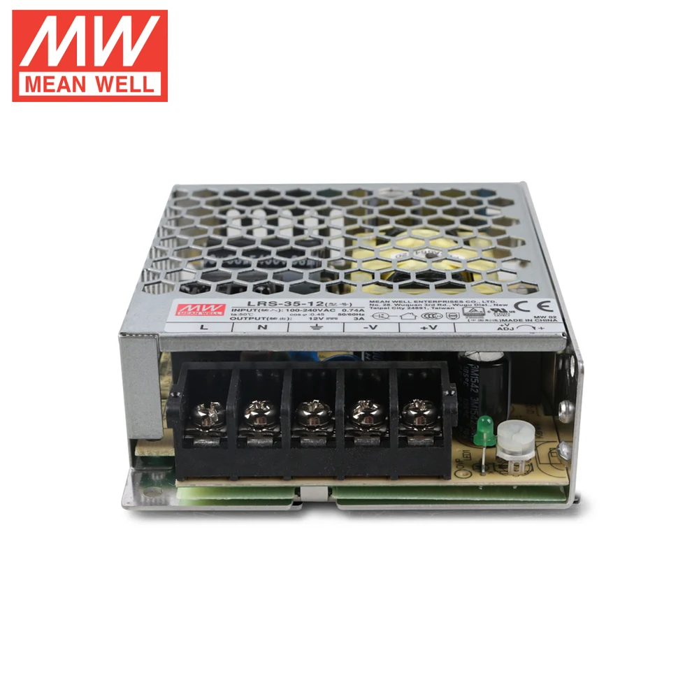 Тайваньская компания Mean Well 12V3A LRS 35 12 Вт импульсный источник питания светодиодный