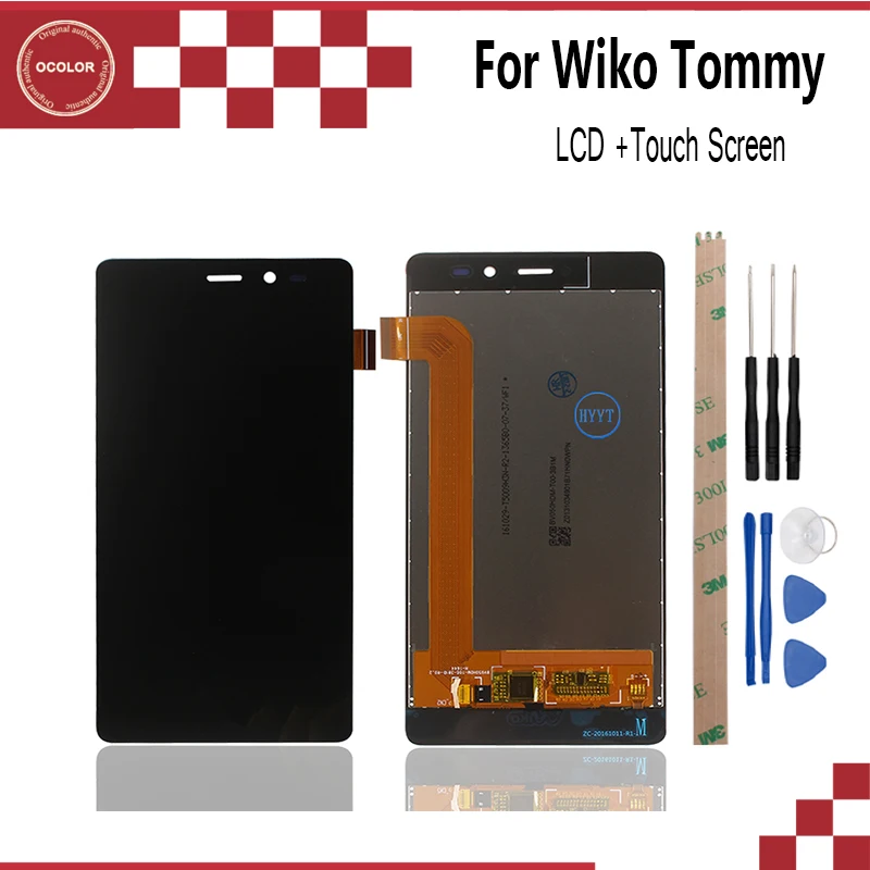 Ocolor для Wiko Tommee ЖК дисплей и инструмент ремонта сенсорного экрана в сборе Часть 5 0