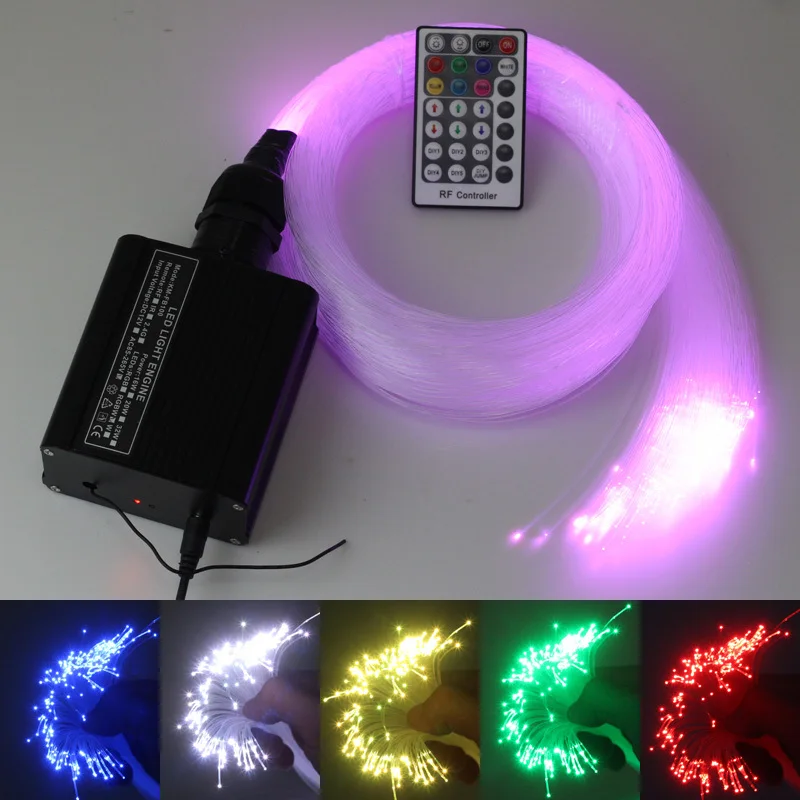 16 вт RGBW светодиодный Пластик волоконно оптический звезда потолочные светильники