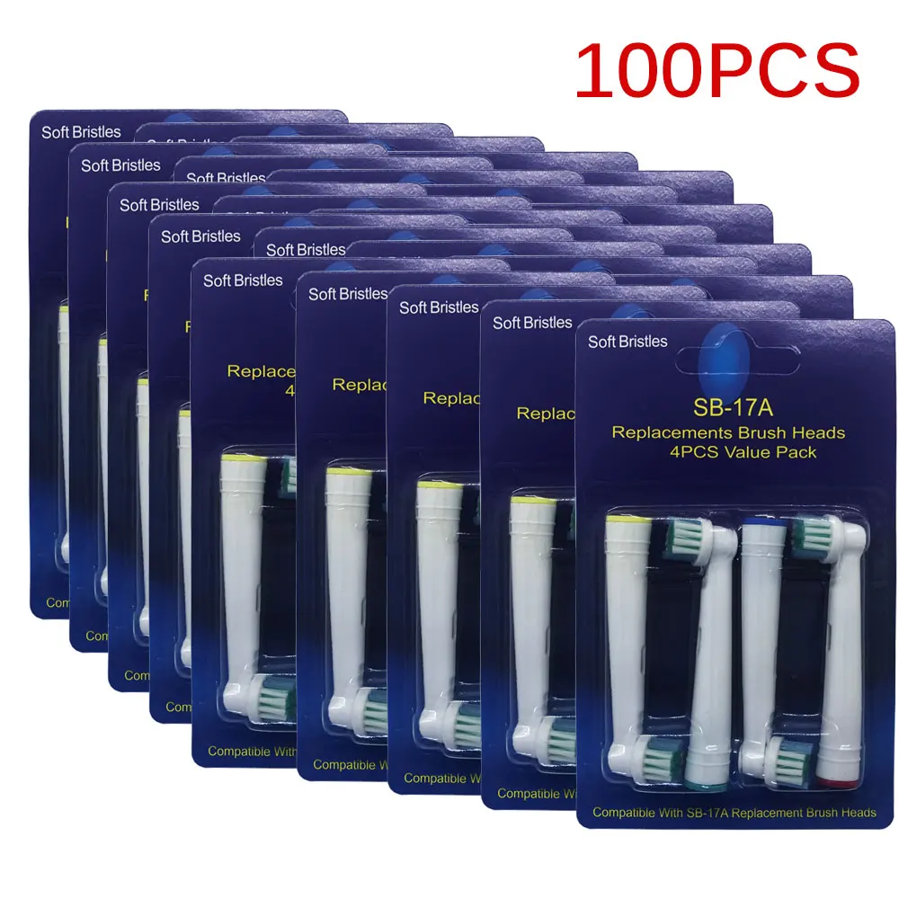 Набор сменных насадок для электрической зубной щетки Oral B 250/100 шт.|Насадки зубных