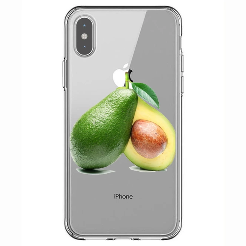 Силиконовый чехол для телефона iPhone 6 6s Plus 7 8 персиковый ананас мягкая задняя