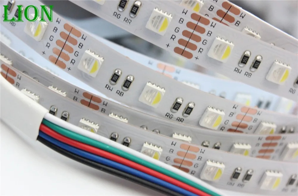 Водонепроницаемая светодиодная лента RGBW чип SMD 5050 12 В гибсветильник RGB +