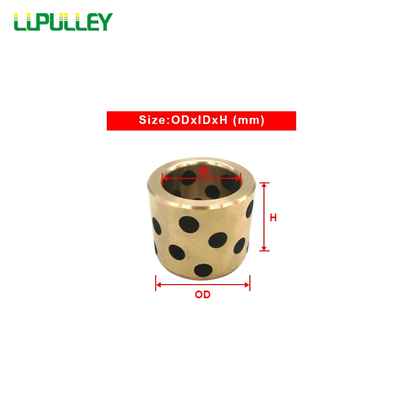 LUPULLEY линейный графитовый медный набор подшипников самосмазывающийся внутренний