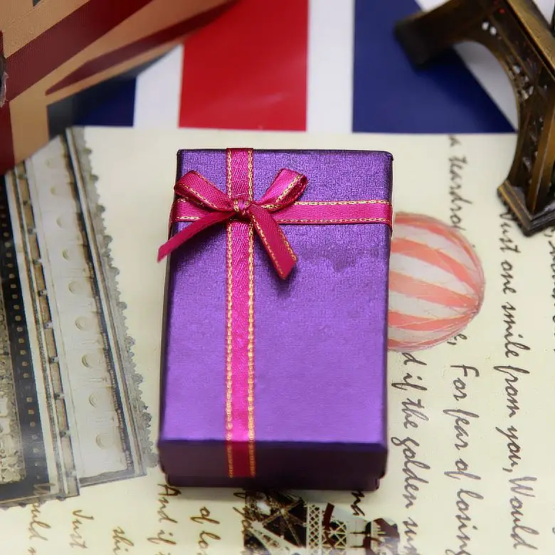 120pcs Jewelry Set Box for Necklaces Earrings Rings Cardboard Gift Boxes with Satin Ribbons Bowknot Outside | Дом и сад