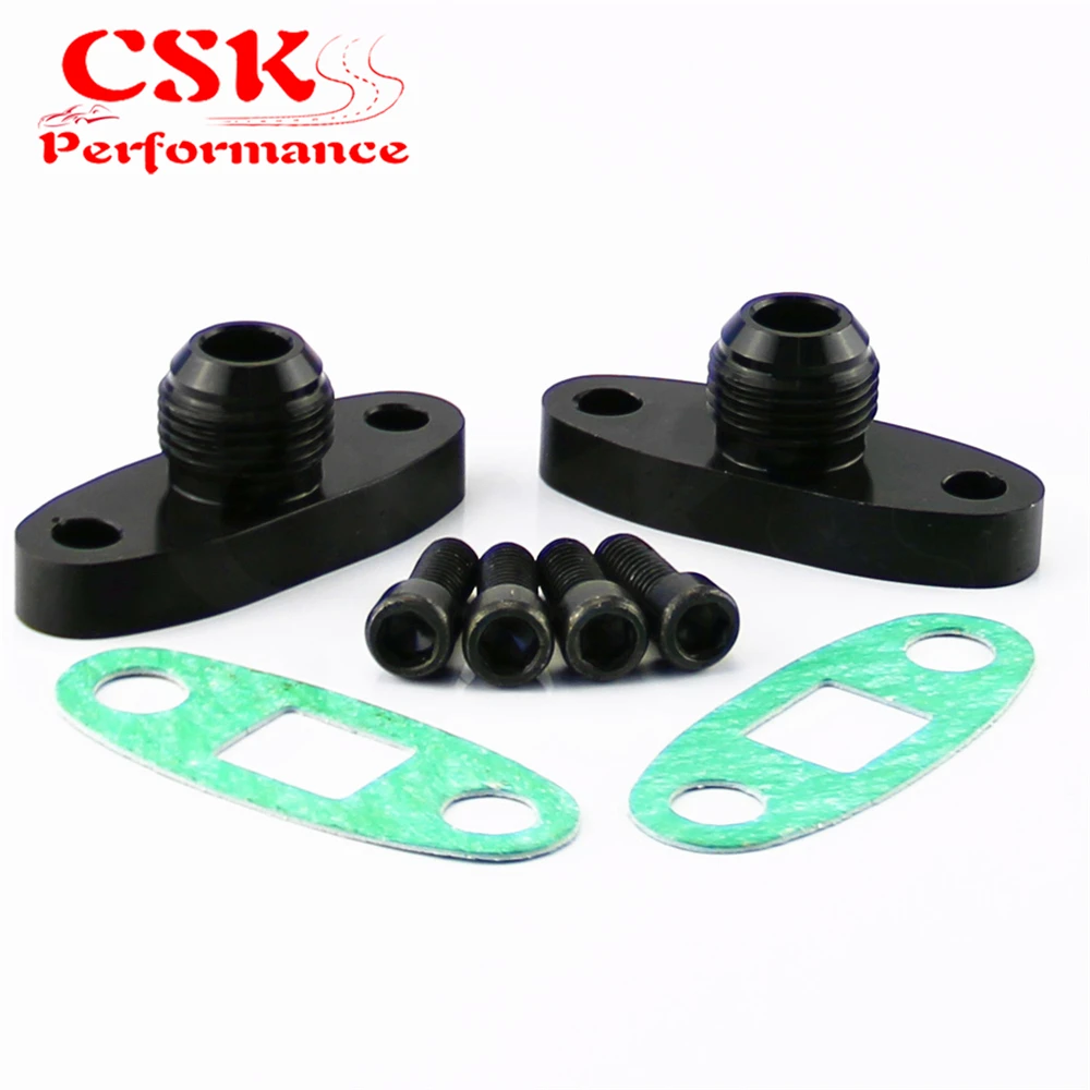 2 шт. комплект адаптеров для фланцевой прокладки|an fittings|fitting anturbo oil drain |